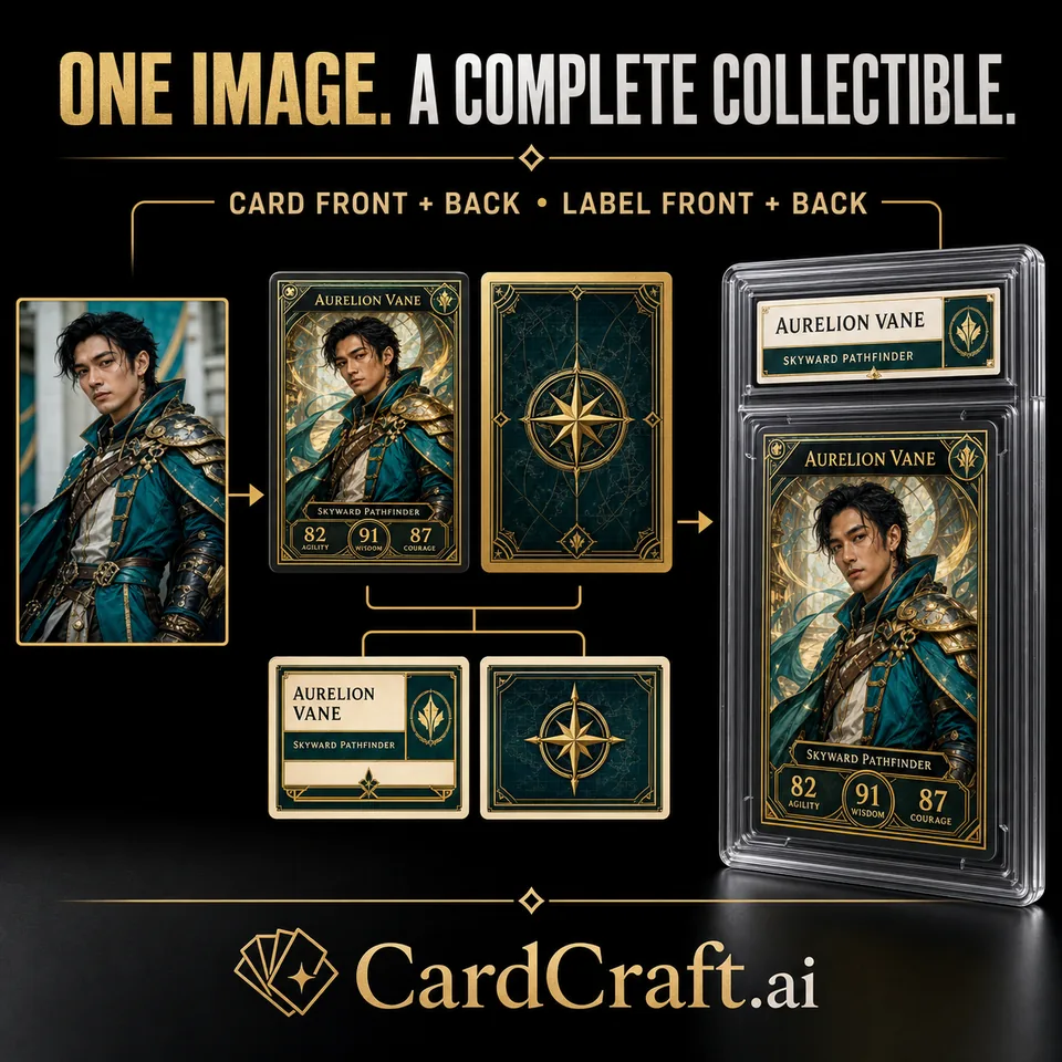 A special moment transformed into a complete CardCraft collectible